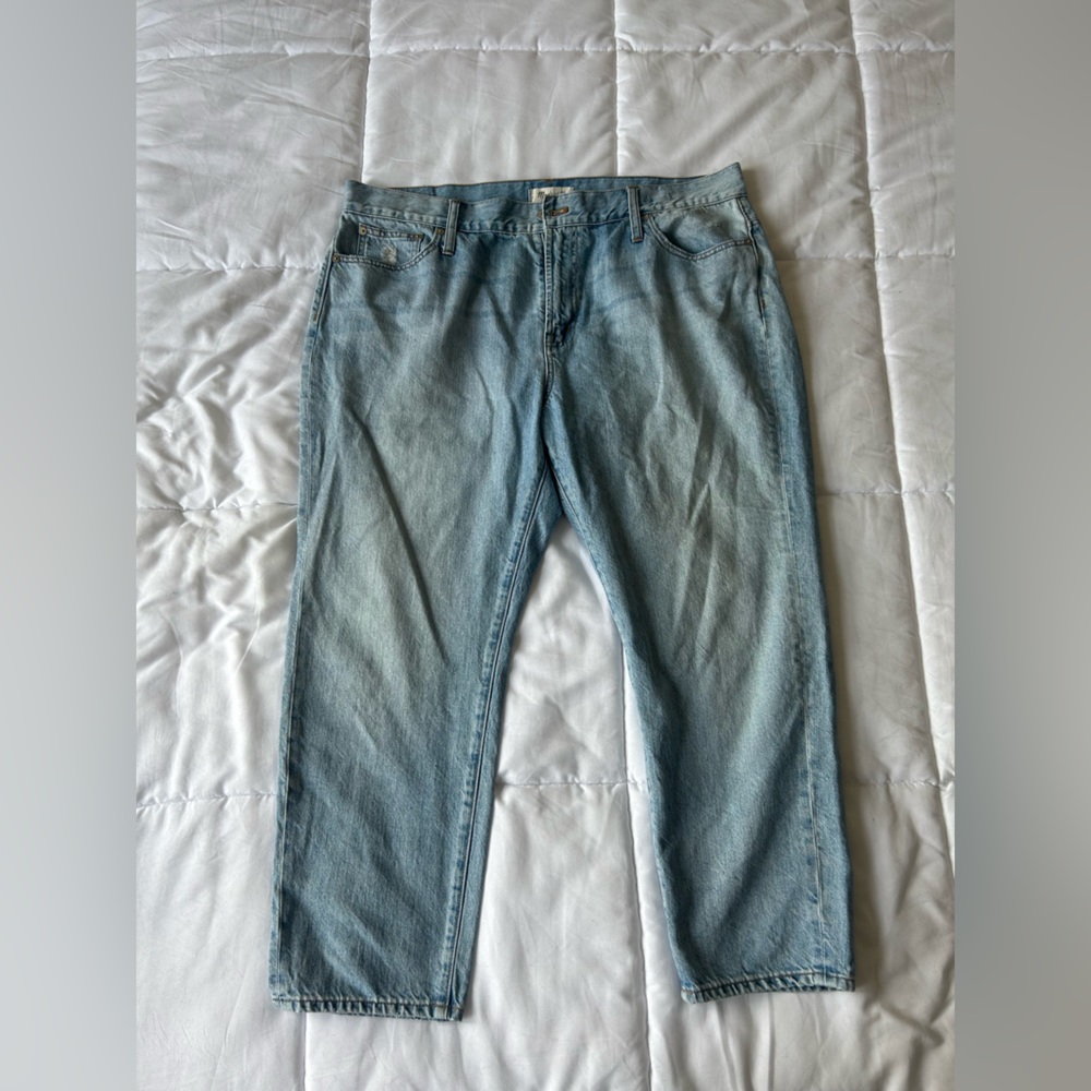 High rise baggy dad jean